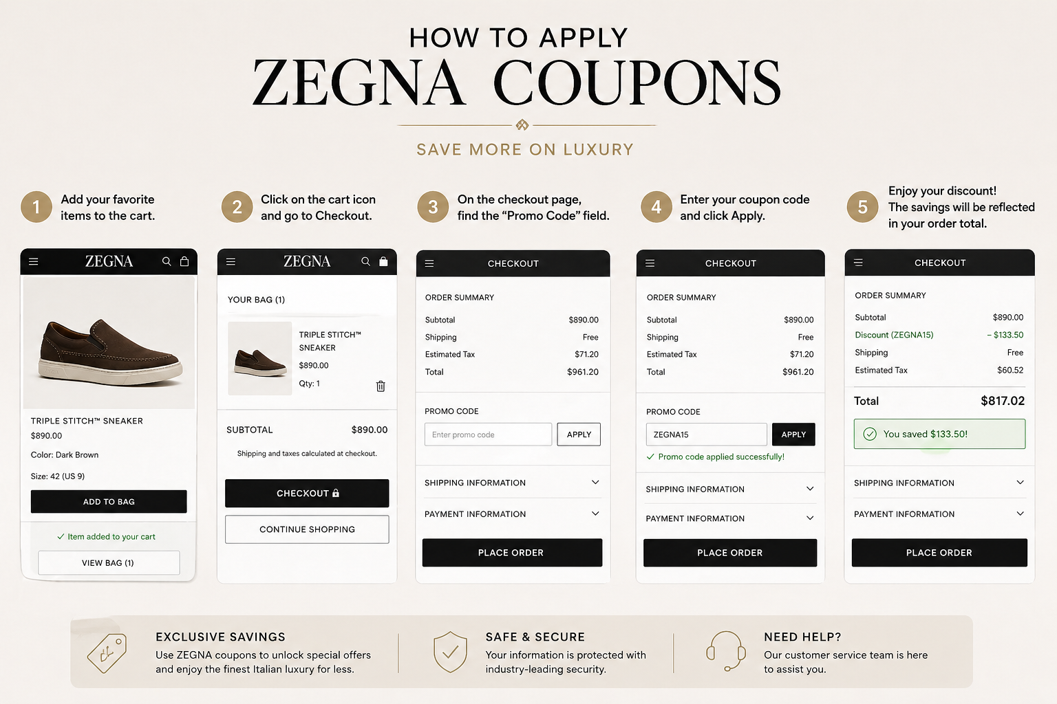 How to Use and Activate the Zegna Coupon Code